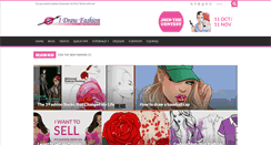 Desktop Screenshot of idrawfashion.com